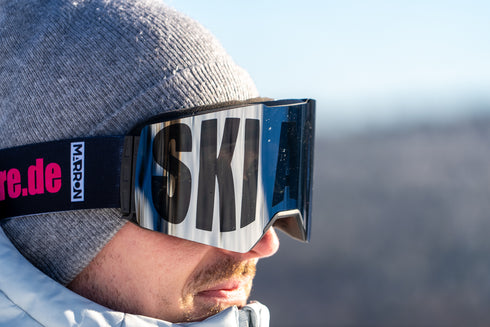 Nahaufnahme ski aggu